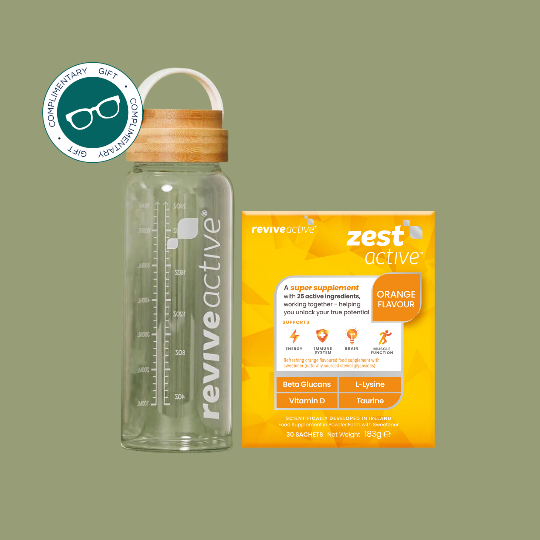 Revive Active Zest Active & FREE Premium Glass Bottle