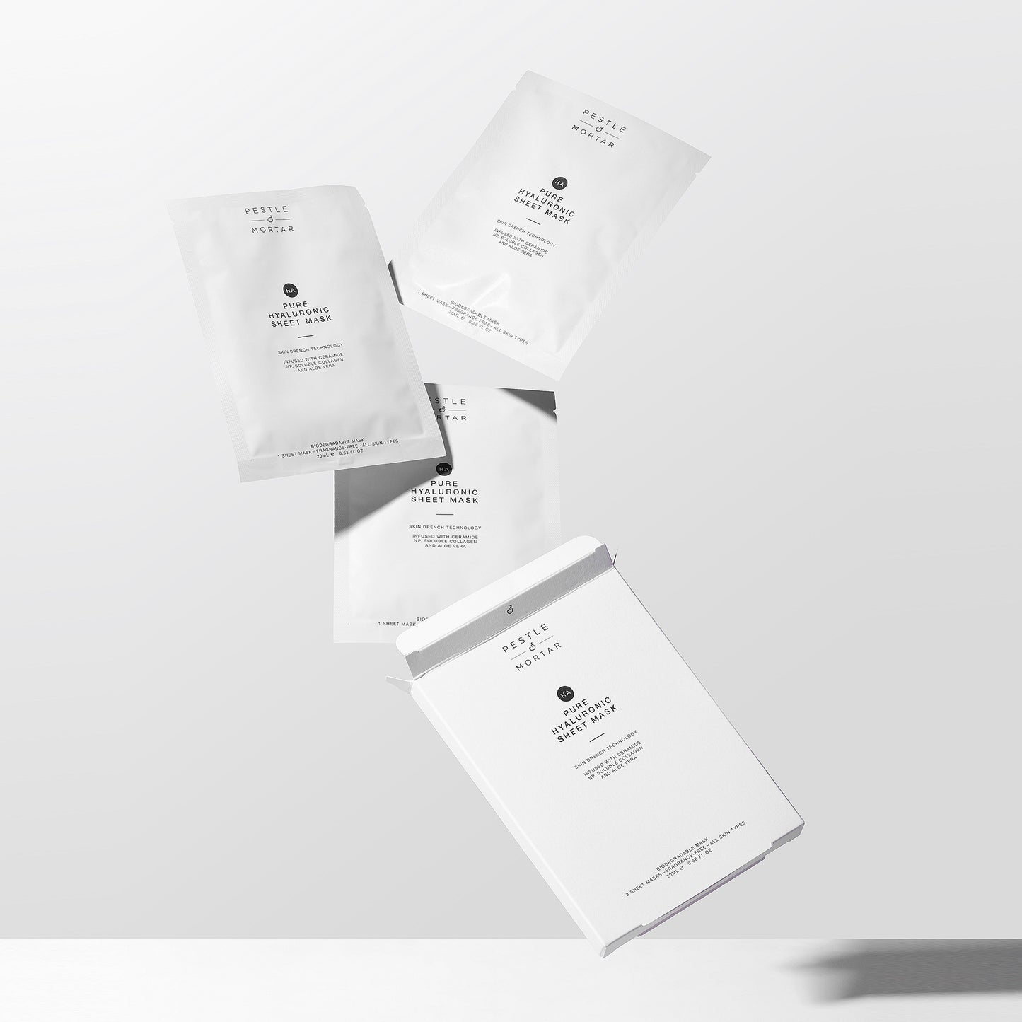 Pestle & Mortar Pure Hyaluronic Sheet Mask (3 pack)