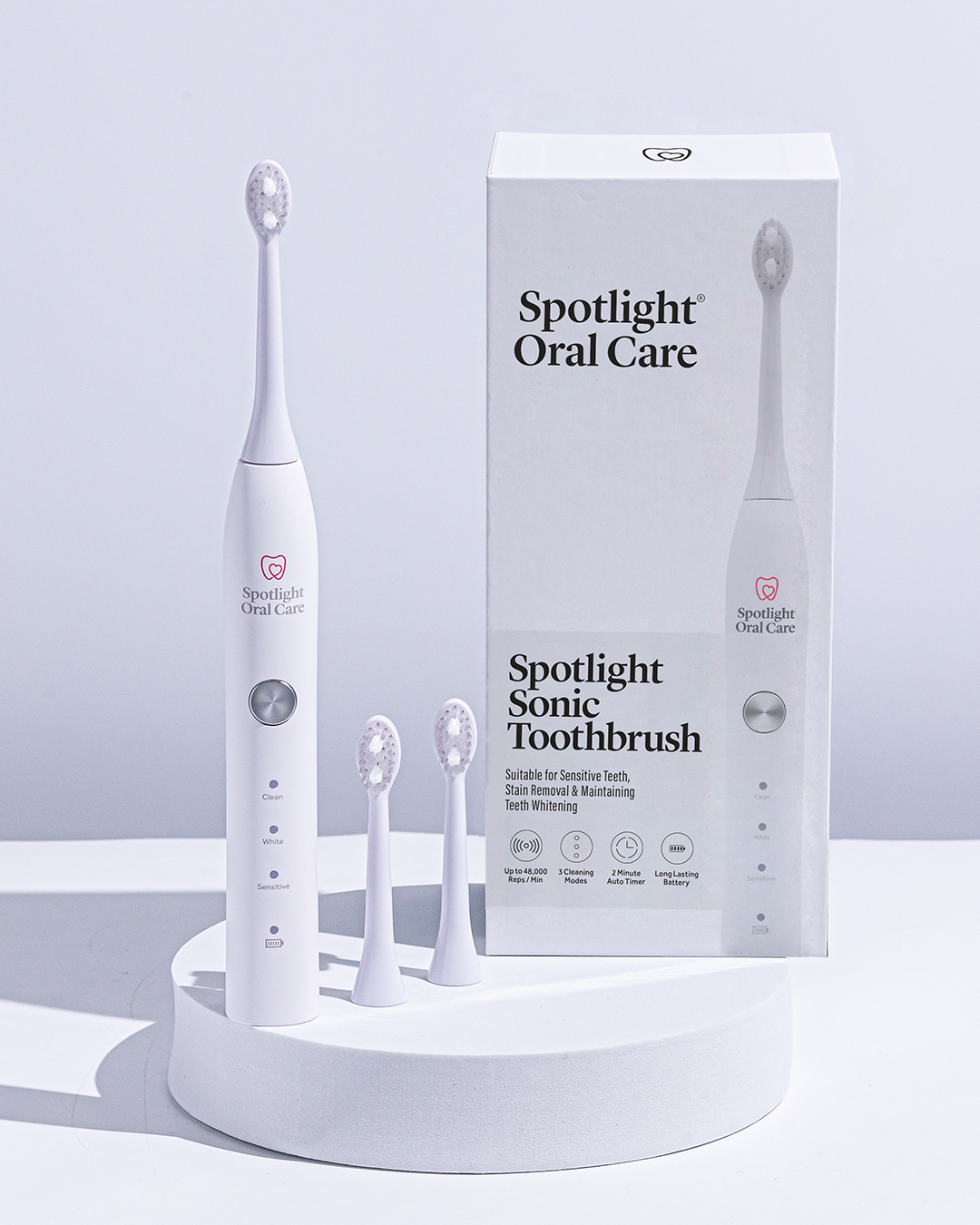 Spotlight Oral Care Sonic Classic Toothbrush in White