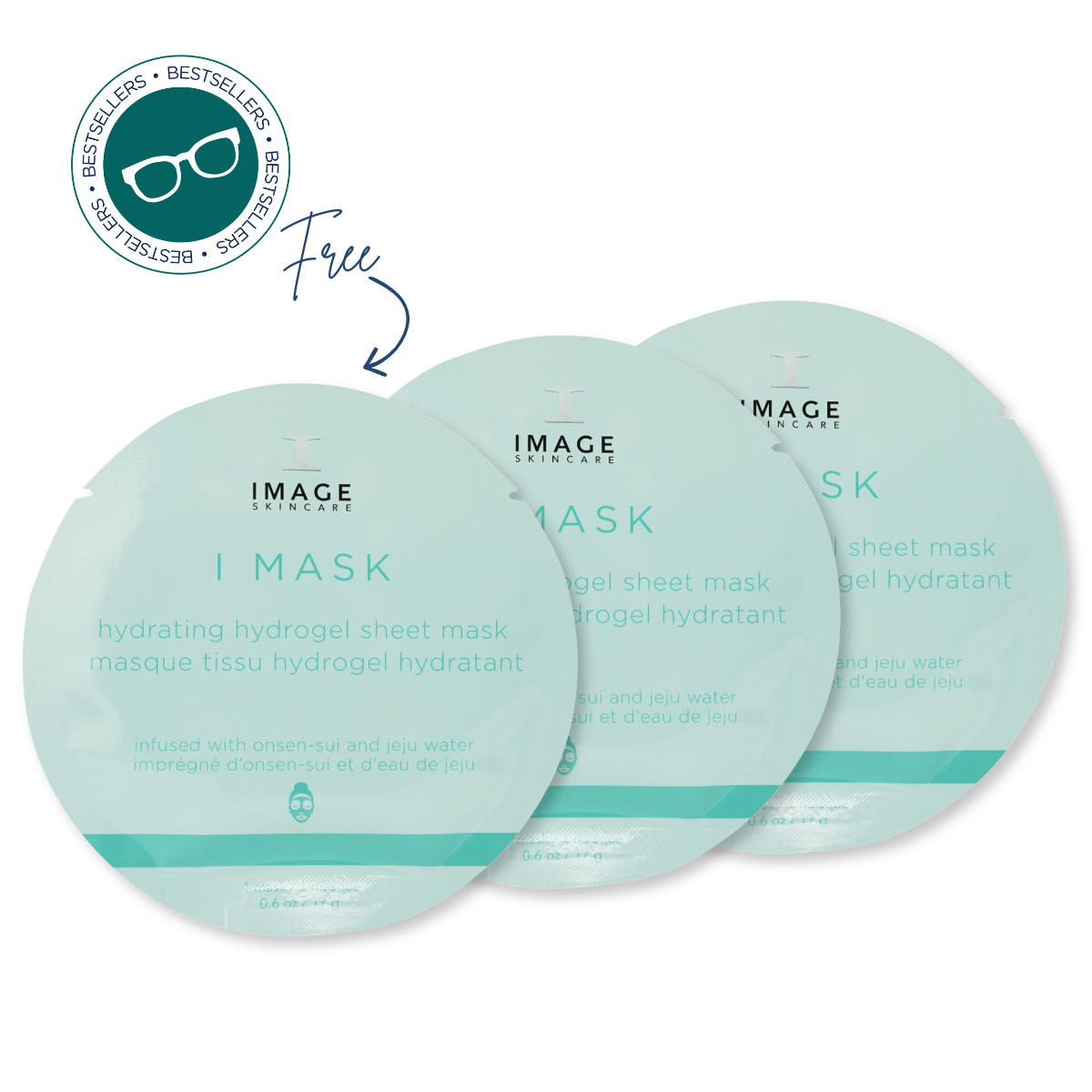 IMAGE Skincare I Mask Hydrating Hydrogel Sheet Mask - 3 for 2 bundle