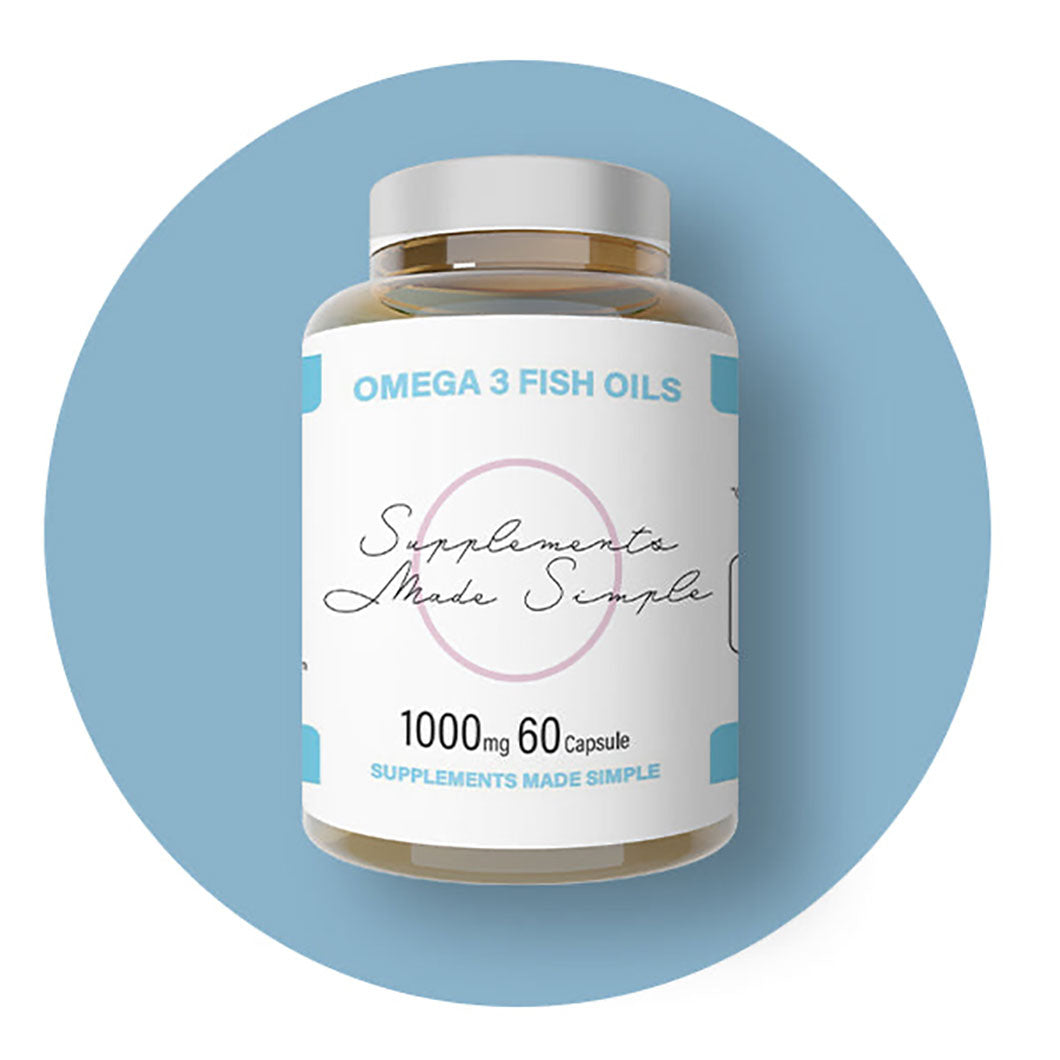 Supplements Made Simple Omega 3 Fish Oils 1000mg / 60 Capsule