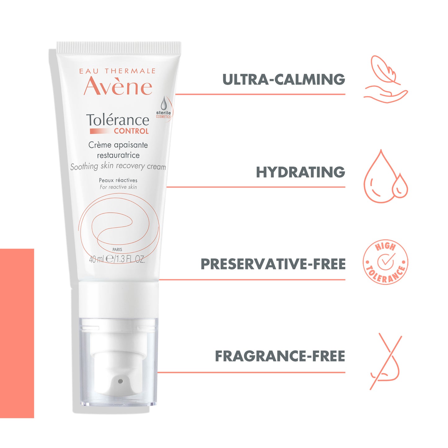 Avène Tolerance Control Soothing Skin Recovery Cream for Sensitive Skin