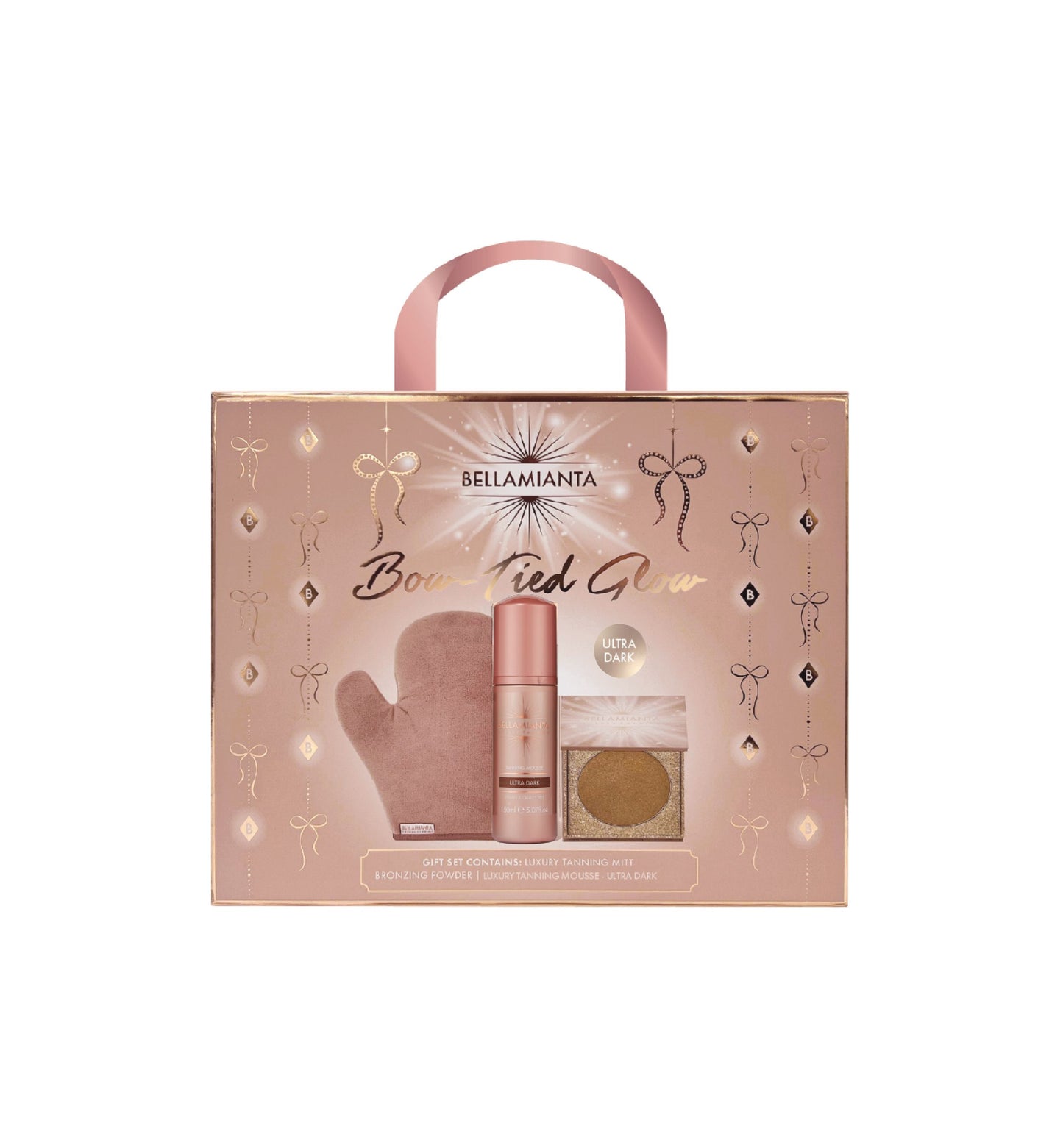 Bellamianta Bow-Tied Glow Gift Set in Mousse