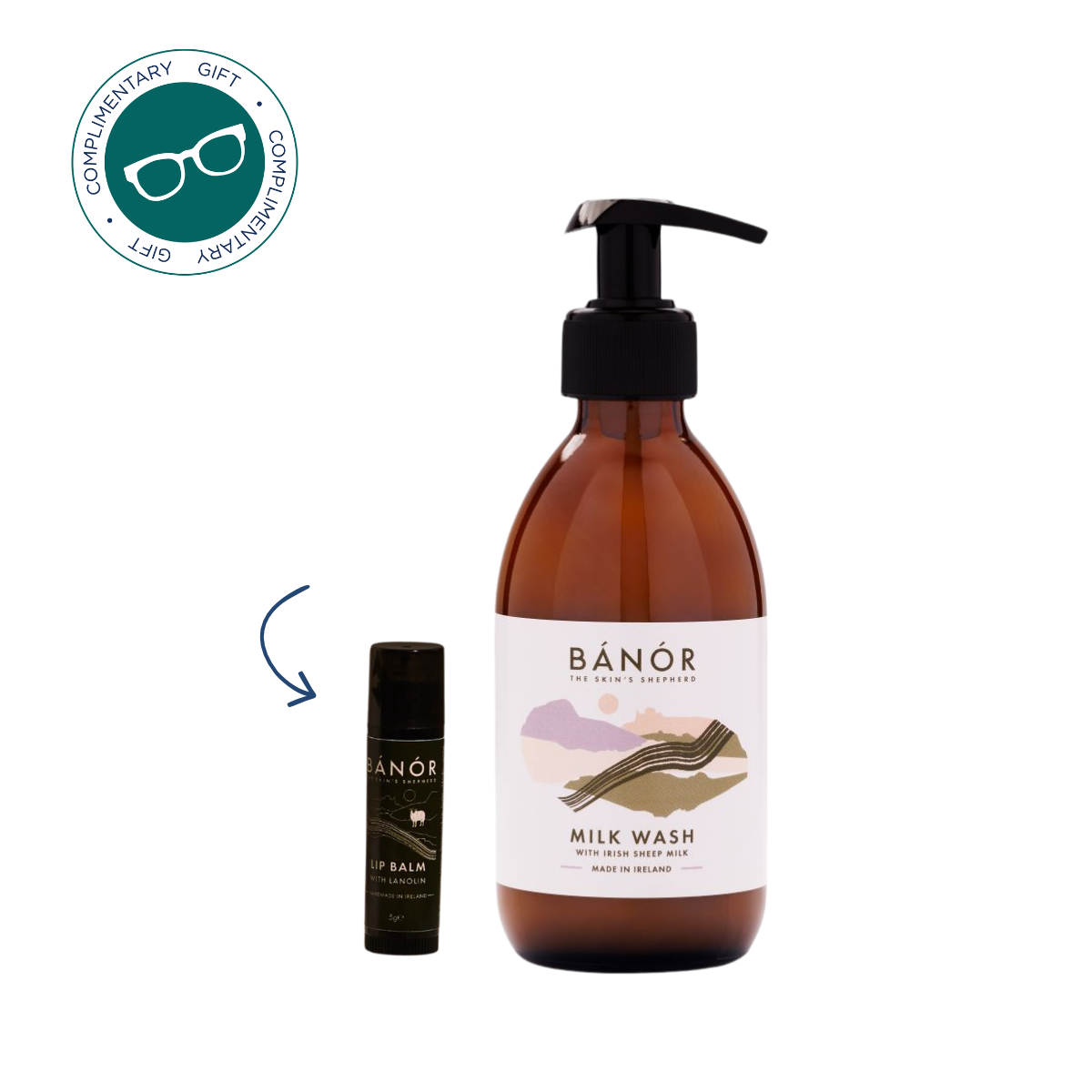 Bánór Hand & Body Wash + FREE Lip Balm Bundle