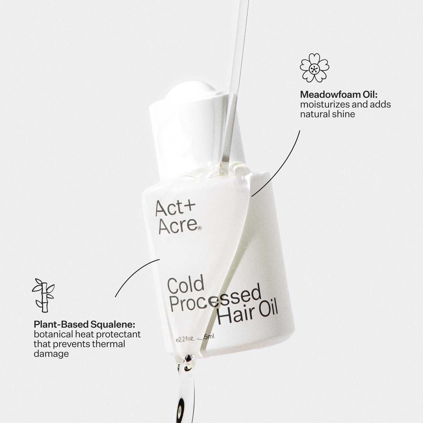 Act + Acre 5% Argan Repair Hair Oil