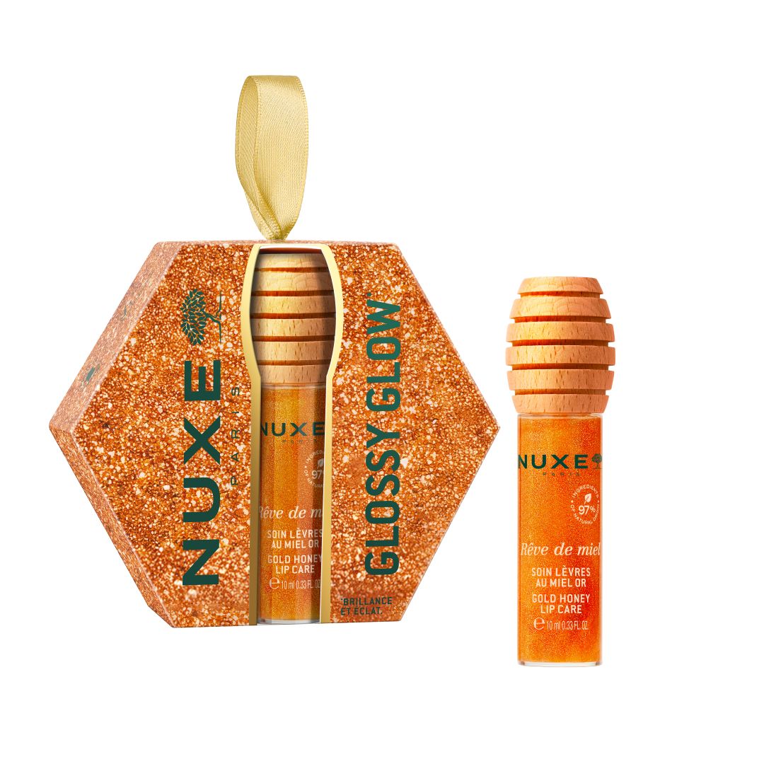 NUXE Christmas Rêve de Miel® Shimmery Honey Lip Care -Glossy Glow Gift Set