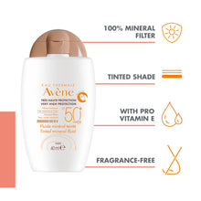 Load image into Gallery viewer, Avène Tinted Mineral Fluid SPF50 40ml
