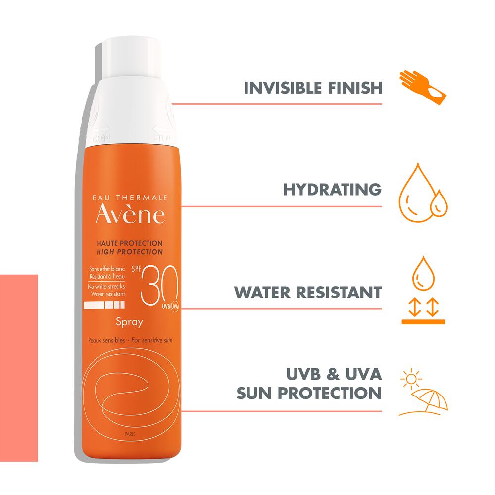 Avène High Protection Spray SPF30 Sun Cream for Sensitive Skin