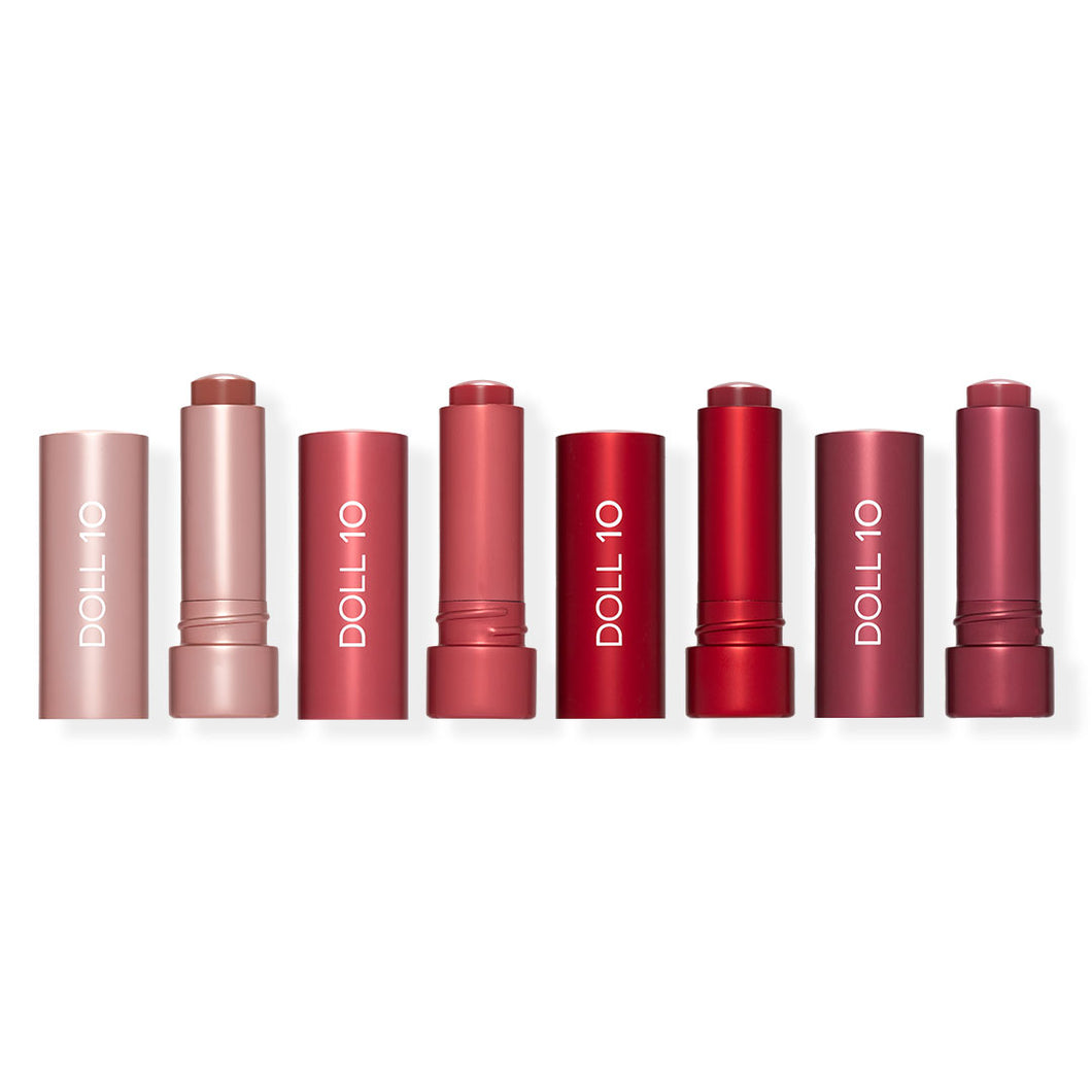 Doll 10 - Let your smile shine - 4 Tinted Lip Balms