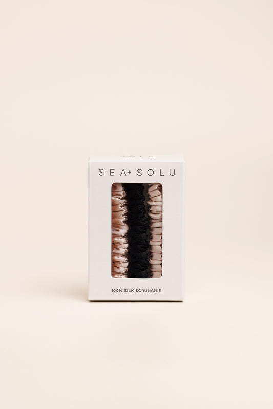 Sea+Solu Silk Scrunchies 3pack