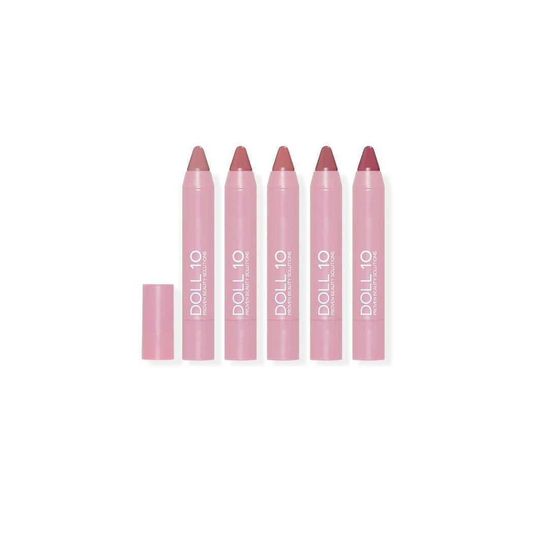 Doll 10 - 5 Piece Lip Crayon Collection- Remember to Smile