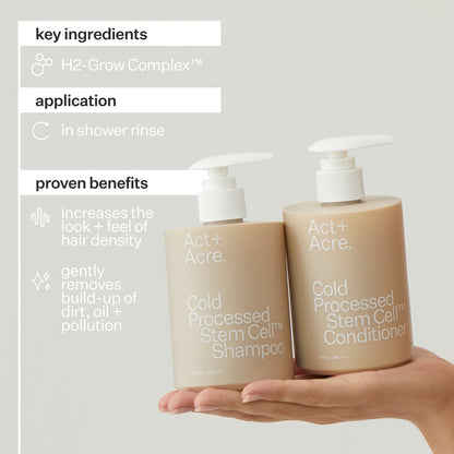 Act + Acre Plant Based Stem Cell Cleanse Shampoo