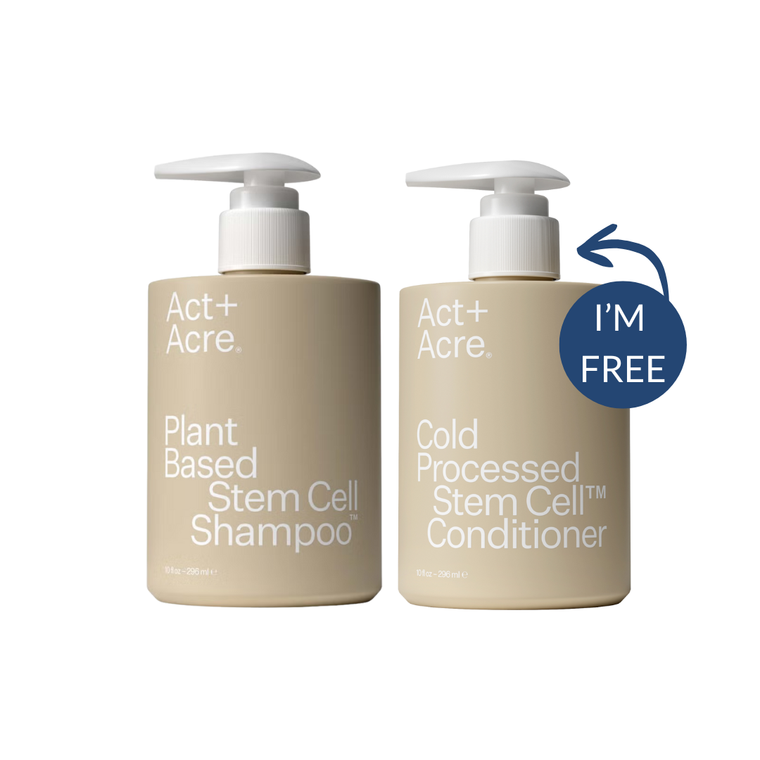 Act+Acre Stem Cell Shampoo & Conditioner Bundle - buy one get one FREE