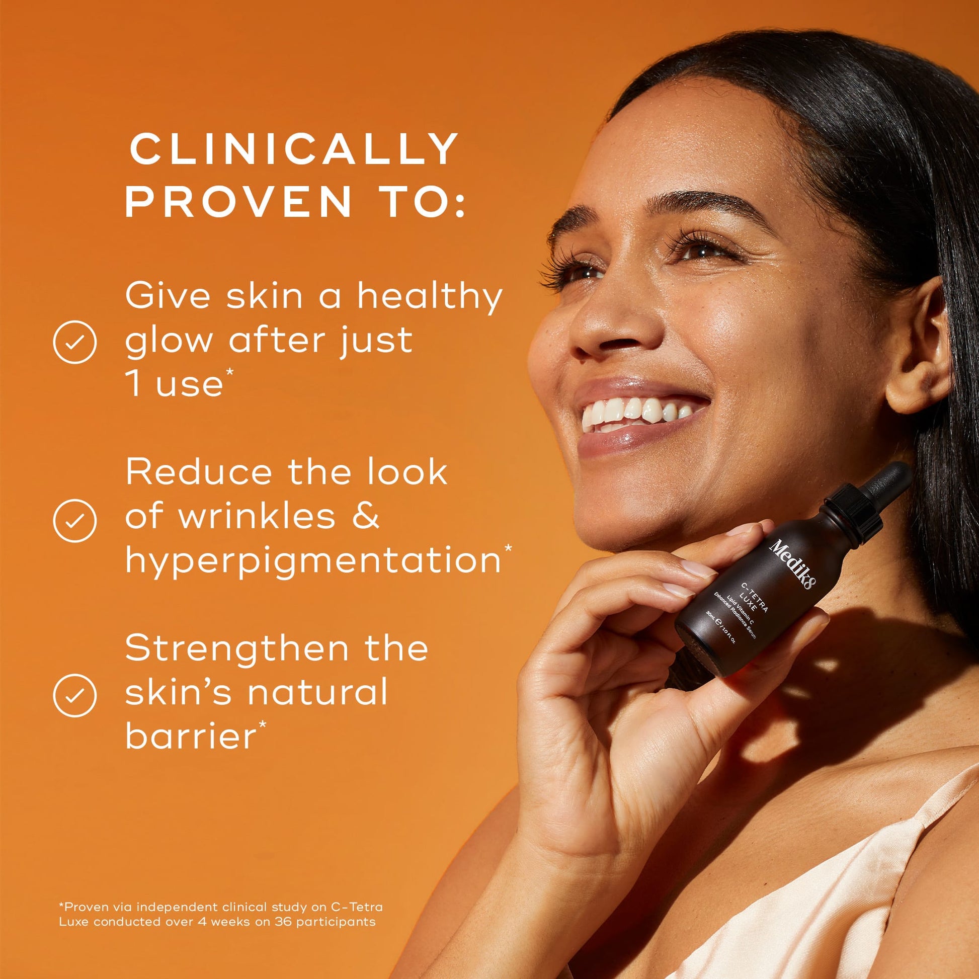 medik8 c-tetra luxe lipid vitamin c enhanced radiance serum and optimised red ginseng C-Tetra Luxe Vitamin C Brightening