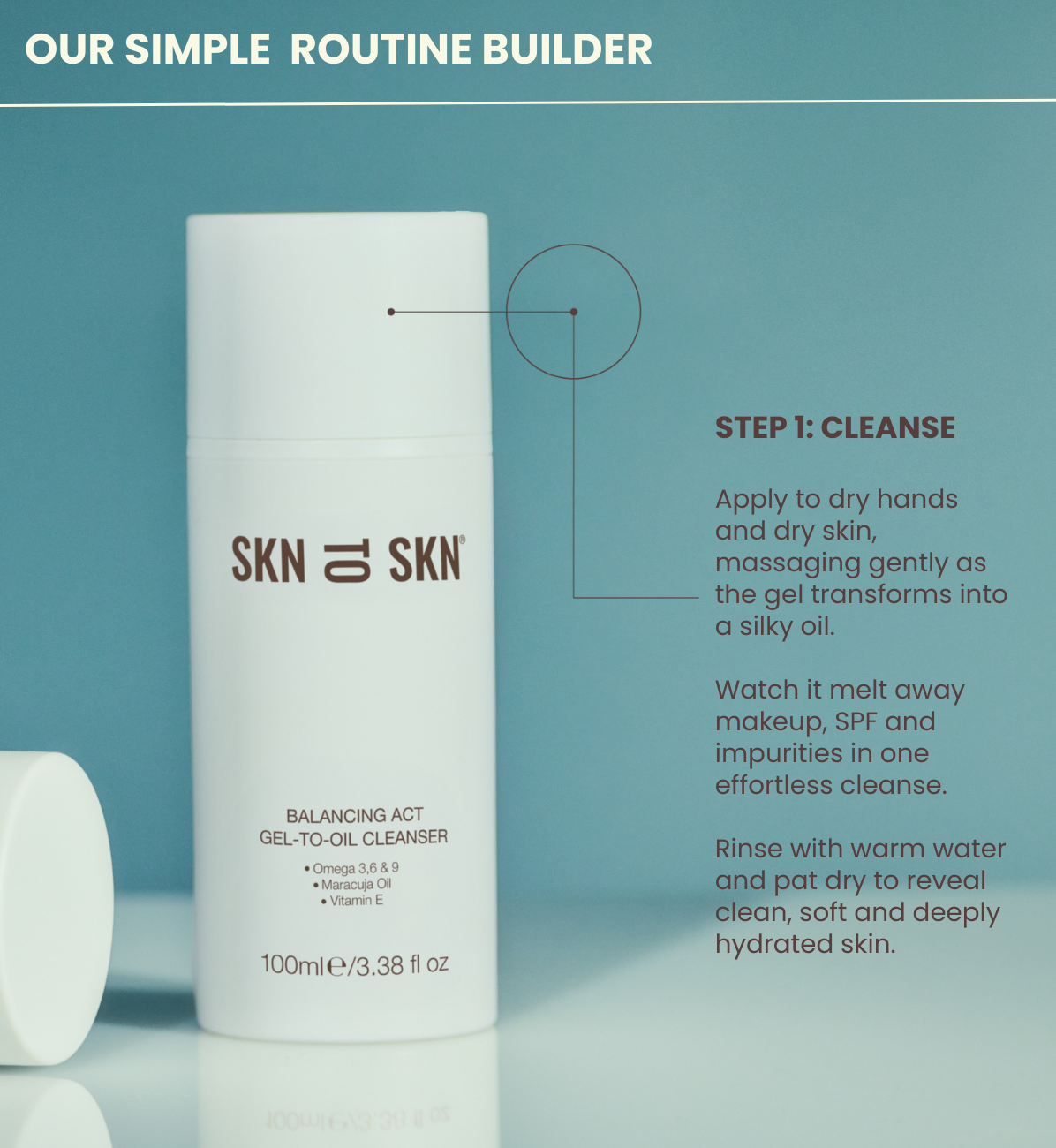 SKNTOSKN Balancing Act Gel-to-Oil Cleanser