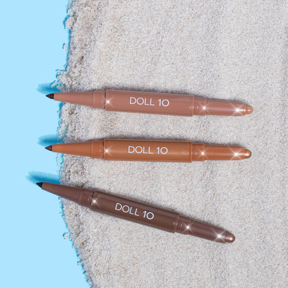 Doll 10 Vacation Eyes - Double Ended Eye Trio Gift Set