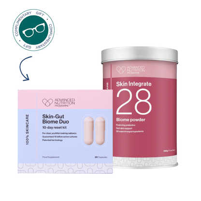 Advanced Nutrition Programme Skin Integrate 28 & Complimentary Skin Gut Biome Duo