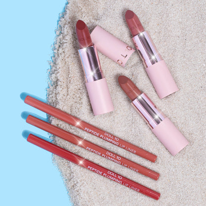 Doll 10 Get Dolled Up - Peptide Plump Lipstick & Liner Trio Gift Set