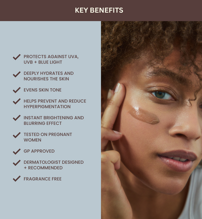 SKNTOSKN Glow & Go Daily Moisturiser with Mineral SPF30 - Deep Tint