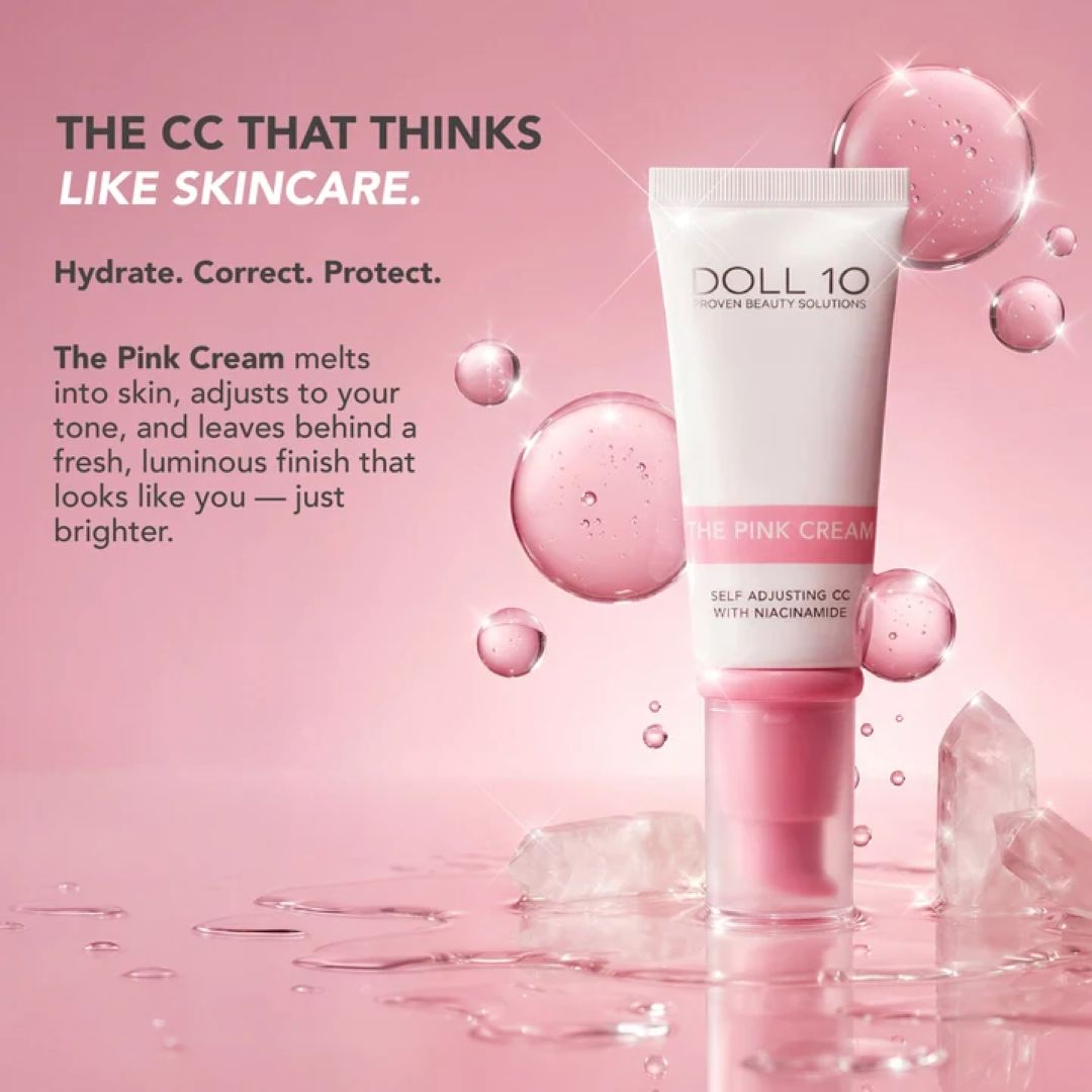 Doll 10 T.C.E. The Pink Cream Self Adjusting CC with Niacinamide