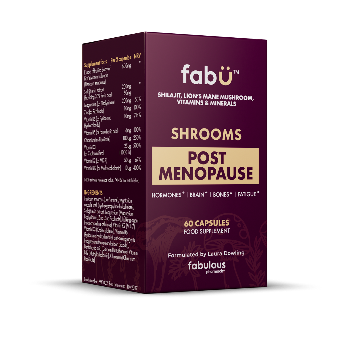 fabÜ Shrooms Post Menopause