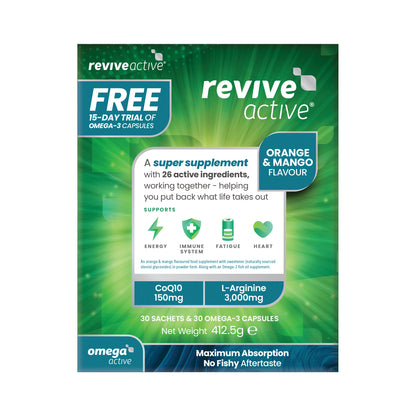 Revive Active Orange & Mango + FREE 15-Day Trial of Omega Active