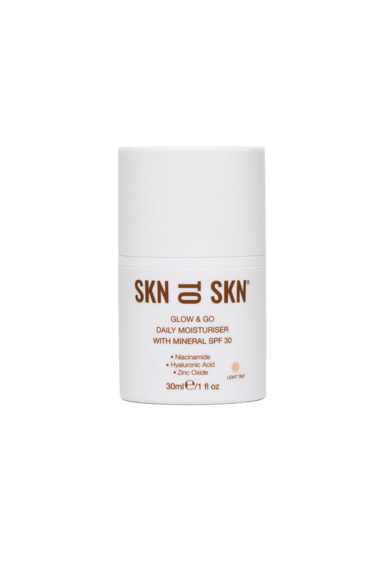 SKNTOSKN Glow & Go Daily Moisturiser with Mineral SPF30 - Light Tint