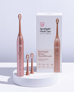 Spotlight Oral Care Sonic Toothbrush in Rose Gold