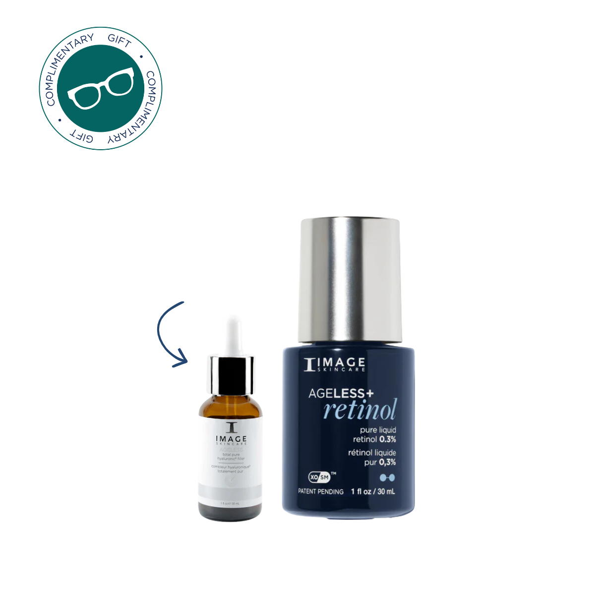 IMAGE Skincare AGELESS+ Pure Liquid Retinol 0.3% & FREE 15ml Pure Hyaluronic Filler