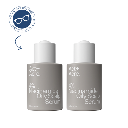 Act + Acre 4% Niacinamide Oily Scalp Serum - Buy One Get One FREE
