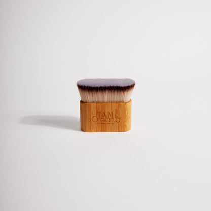 Tan Organic Bamboo Kabuki Body Brush