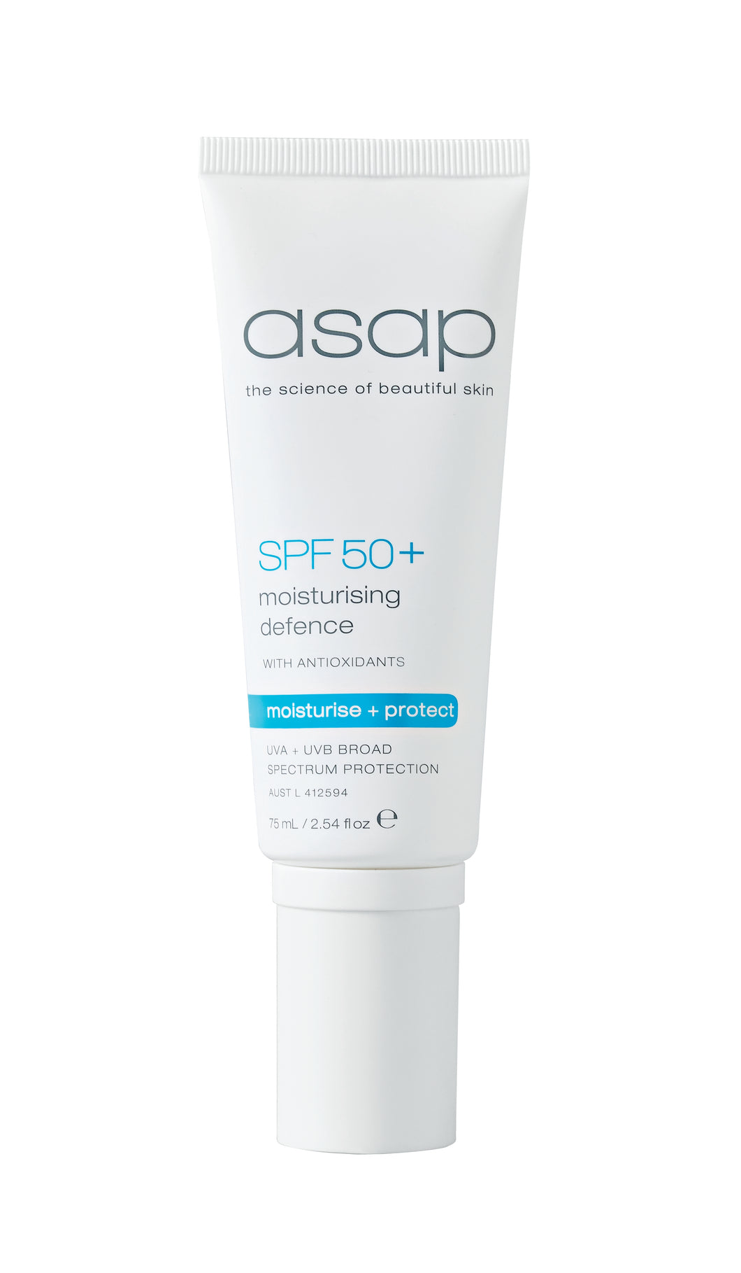 ASAP Skincare SPF 50+ Moisturising Defence 75ml