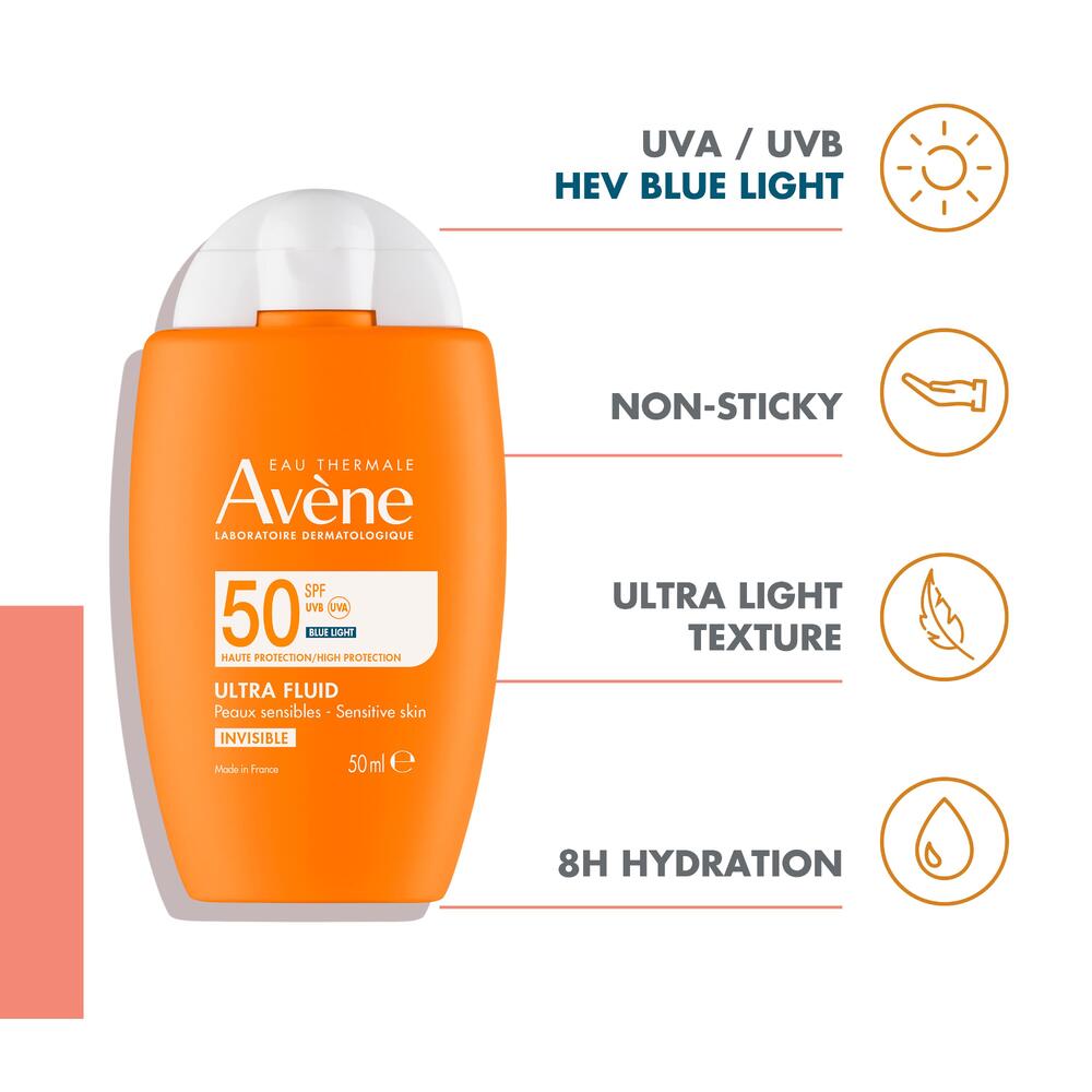 Avène Ultra Fluid Invisible SPF50 for Normal to Combination Skin