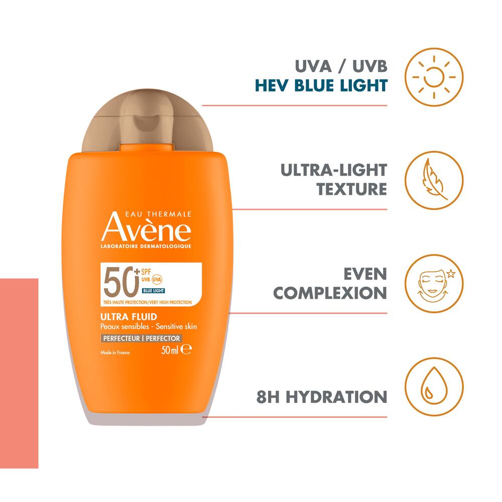 Avène Ultra Fluid Tinted SPF50+ for Normal to Combination Skin