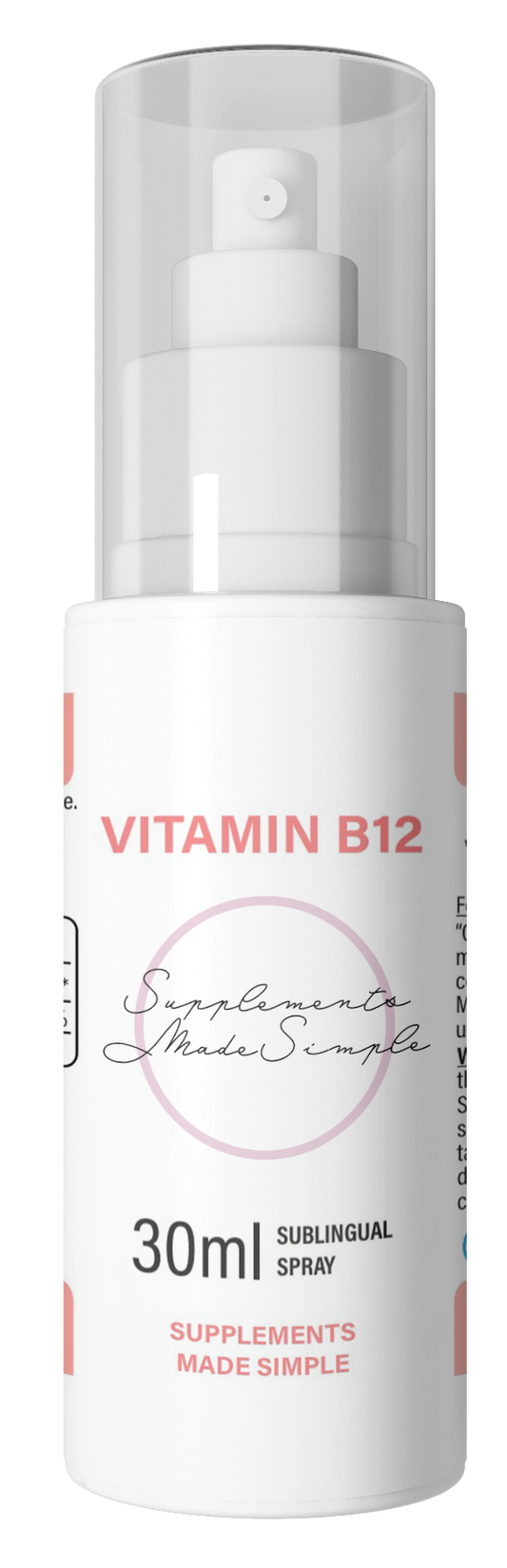 Supplements Made Simple Vitamin B12 Spray