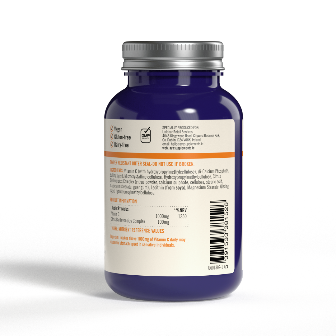 AYA Vitamin C 1000mg Tablets with Bioflavonoids Complex (60tabs)