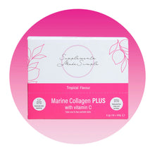 Load image into Gallery viewer, Supplements Made Simple Marine Collagen with Vitamin C Sachets Tropical Flavour 30 sachets
