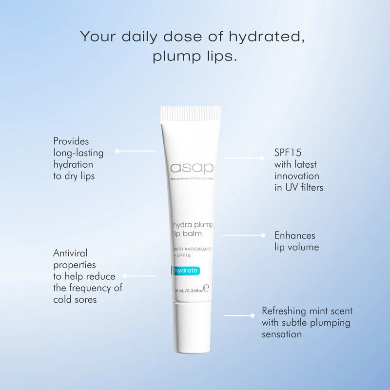 ASAP Skincare Hydra Plump Lip Balm + SPF15