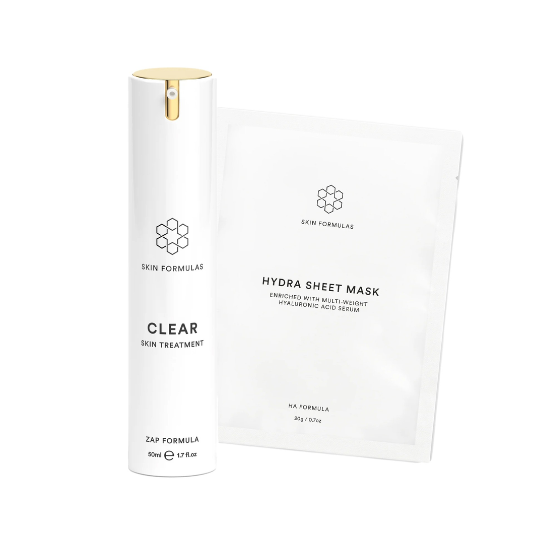 Skin Formulas Clear Skin Treatment & Free Hydra Sheet Mask