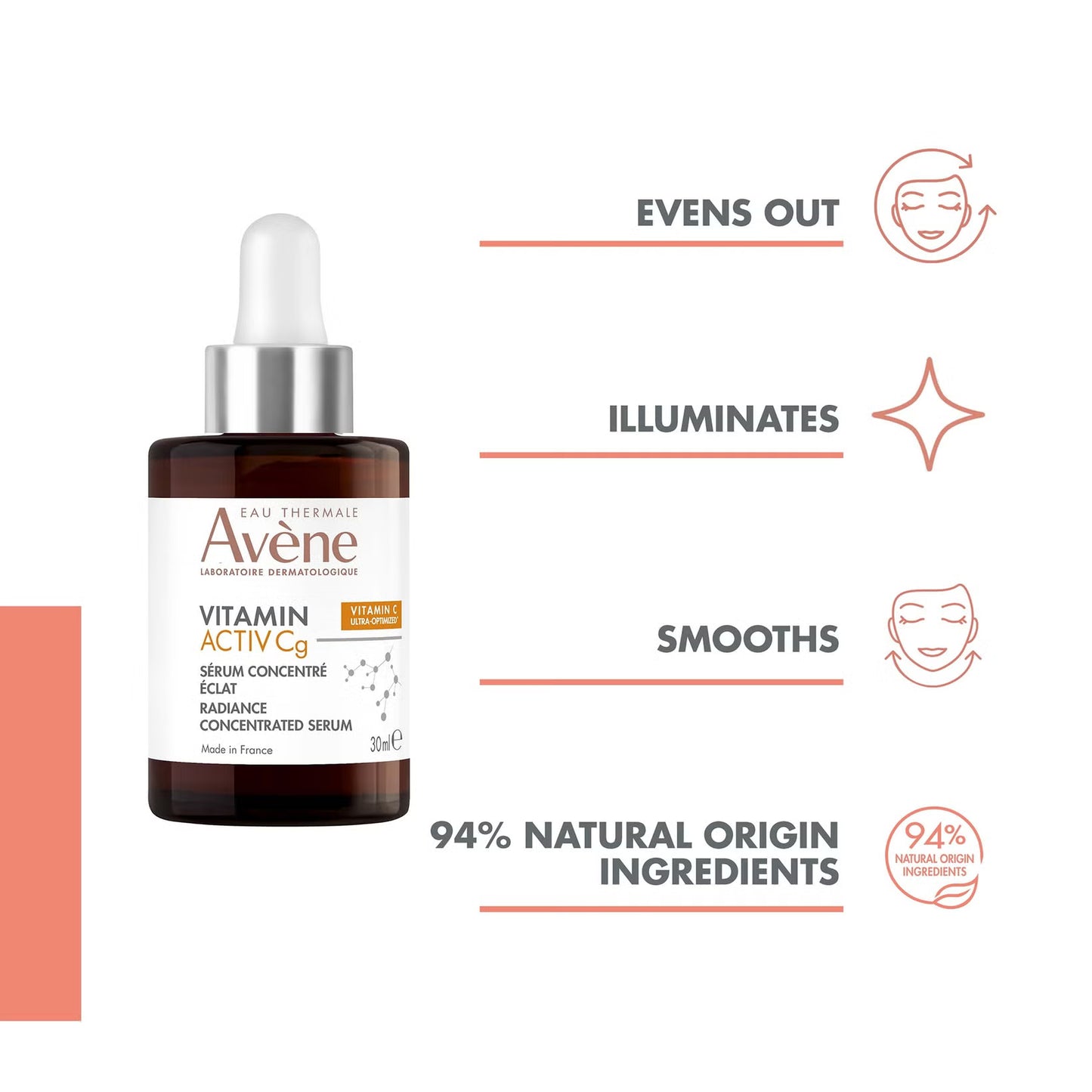 Avène Vitamin Active Cg Radiance Concentrated Serum