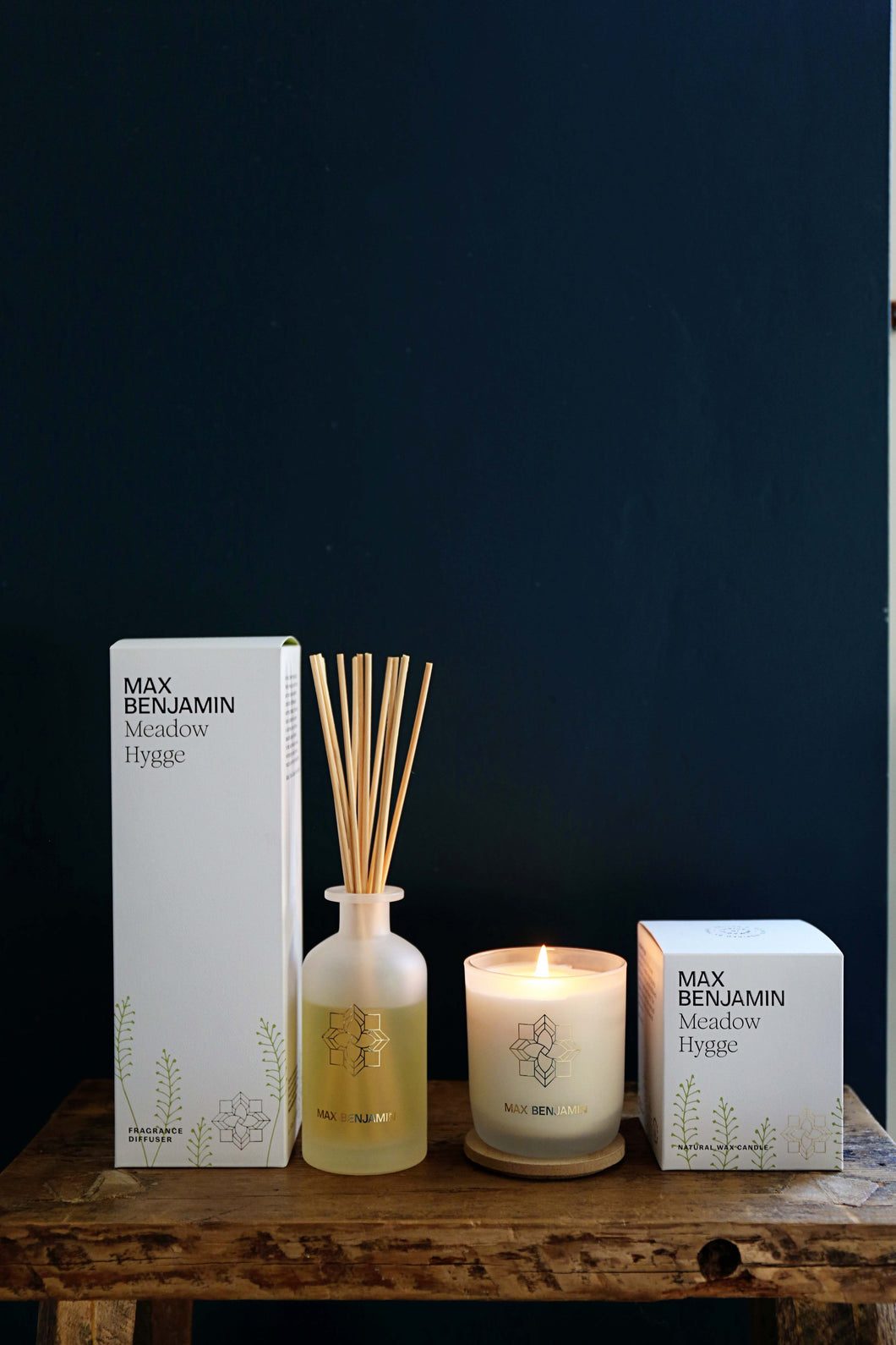 Max Benjamin Meadow Hygge Candle & Diffuser Bundle