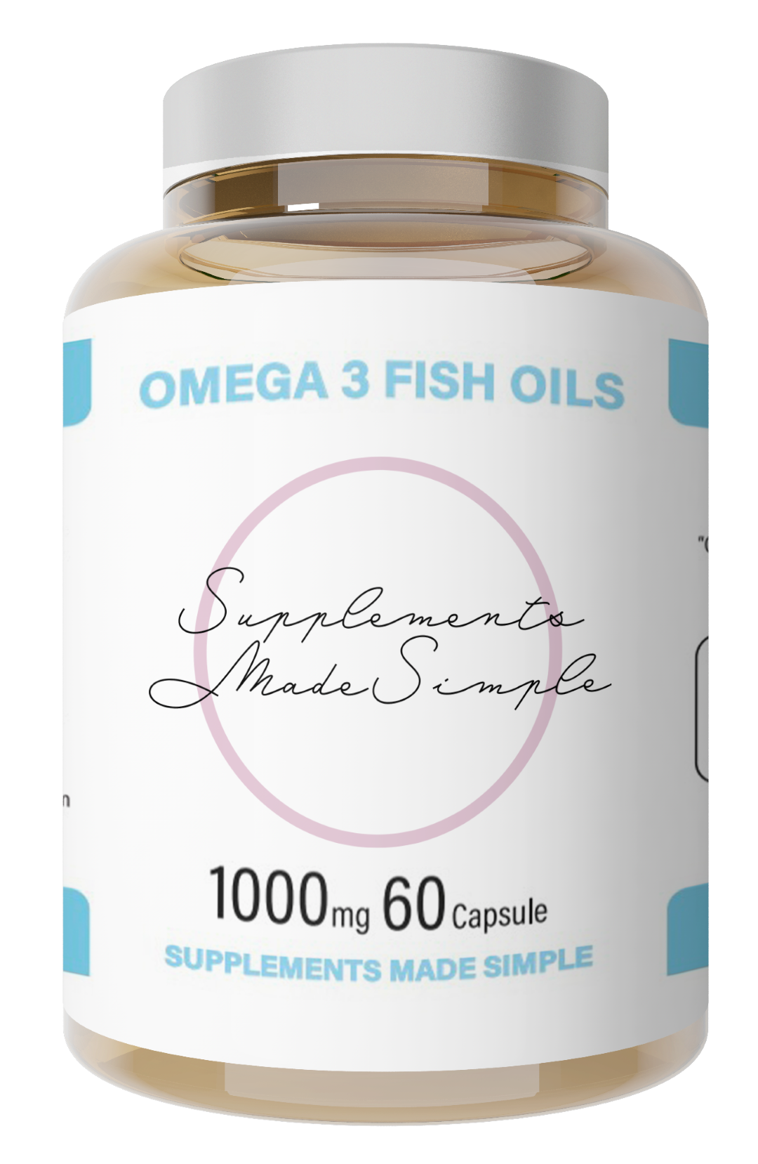 Supplements Made Simple Omega 3 Fish Oils 1000mg / 60 Capsule