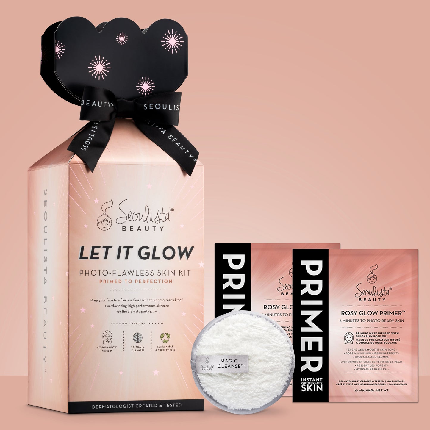 Seoulista Beauty® Let It Glow! Cleanse & Prep Party Skin Gift Set