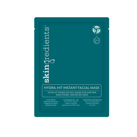 Early Access - Skingredients Hydra-Hit Instant Facial Mask – Hydrating Sheet Mask for Dry, Dull & Dehydrated Skin