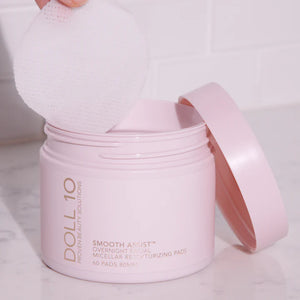 DOLL 10 SMOOTH ASSIST OVERNIGHT FACIAL MICELLAR PADS