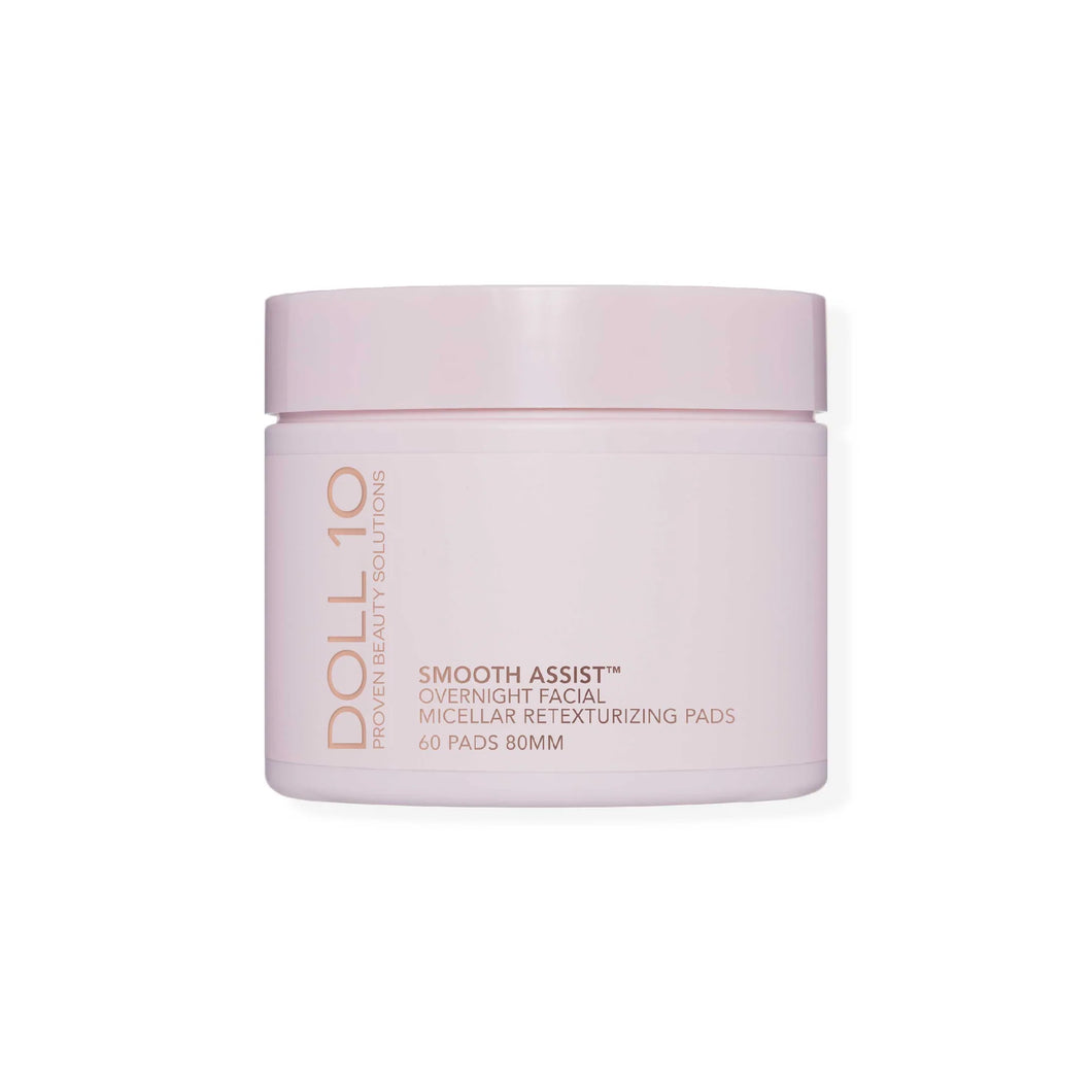 DOLL 10 SMOOTH ASSIST OVERNIGHT FACIAL MICELLAR PADS