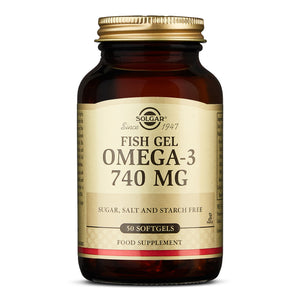 Solgar Omega 3 Fish Gel 740 mg (50 capsules) 12536546