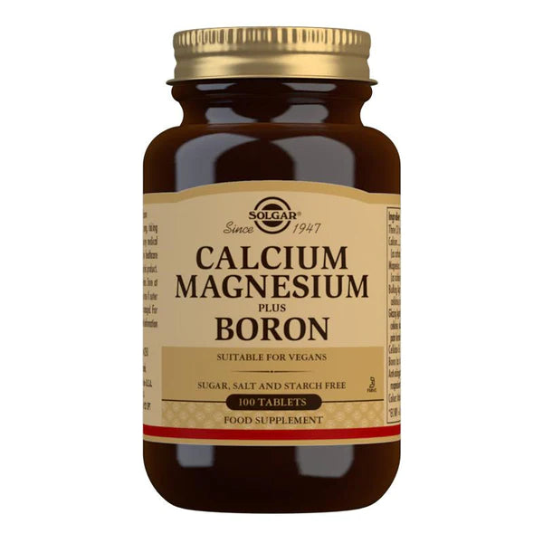 Solgar Calcium Magnesium plus Boron - 100 Tablets 12536297