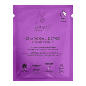 Seoulista Charcoal Detox Instant Facial Sheet Mask