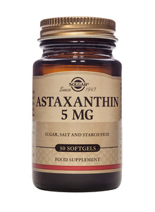 Solgar Astaxanthin Complex Supplement 5mg (30 Soft Gels) 12536282